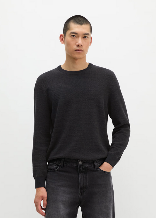 MARCO POLO - 5000012915 BLACK MULTI KNIT PULLOVER LONGSLEEVE