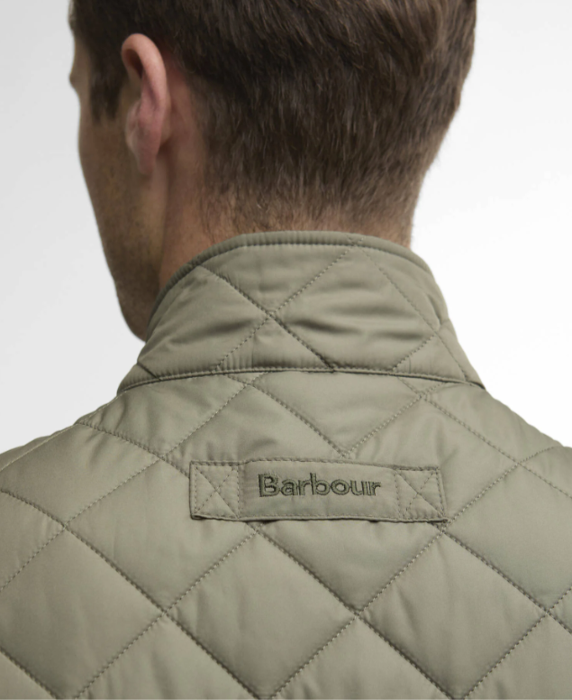 BARBOUR - MGI0245 GN34 NEW LOWERDALE QUILTED GILET DUSTY OLIVE