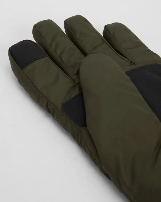 BARBOUR - MGL0141OL71 HARKER WATERPROOF GLOVES FOREST