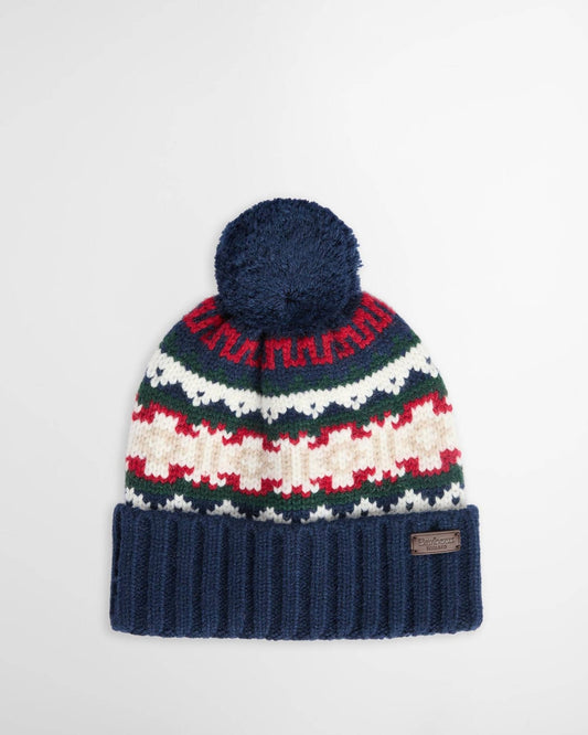 BARBOUR - MGS0108TN98 EVERGREEN KANE KNITTED BEANIE & SCARF SET