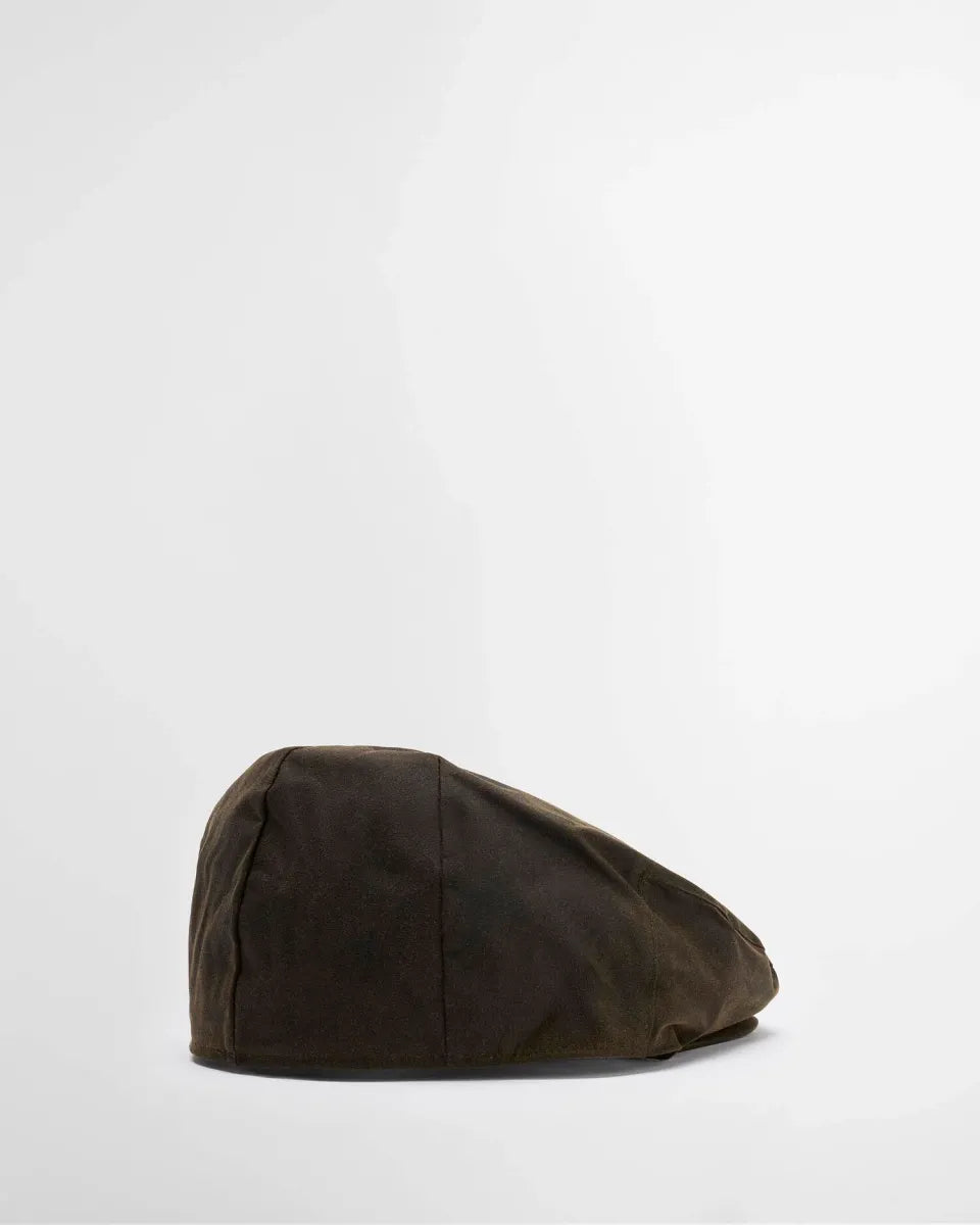BARBOUR - MHA0003OL71 OLIVE WAX FLAT CAP