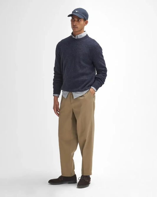 BARBOUR - MKN1575NY91 TAINSBURY CREW NECK SWEATER NAVY