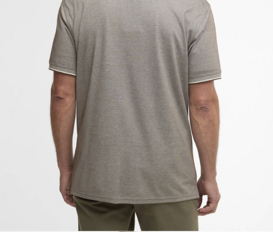 BARBOUR - MML1441SN71 HEYDON PERFORMANCE POLO DARK SAND