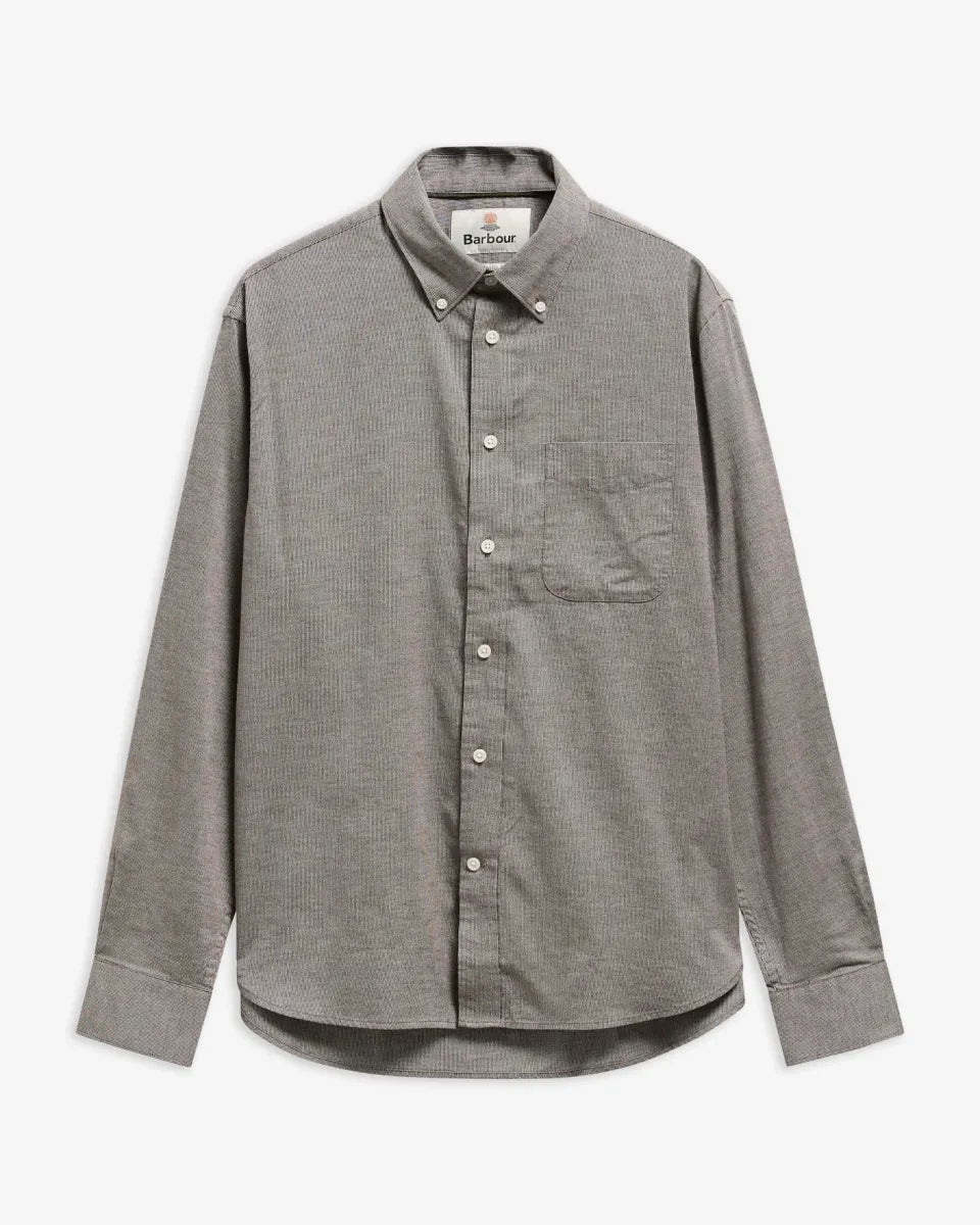 BARBOUR - MSH5824GN93 NEVIS AUTHENTIC TEXTURED SHIRT FOREST