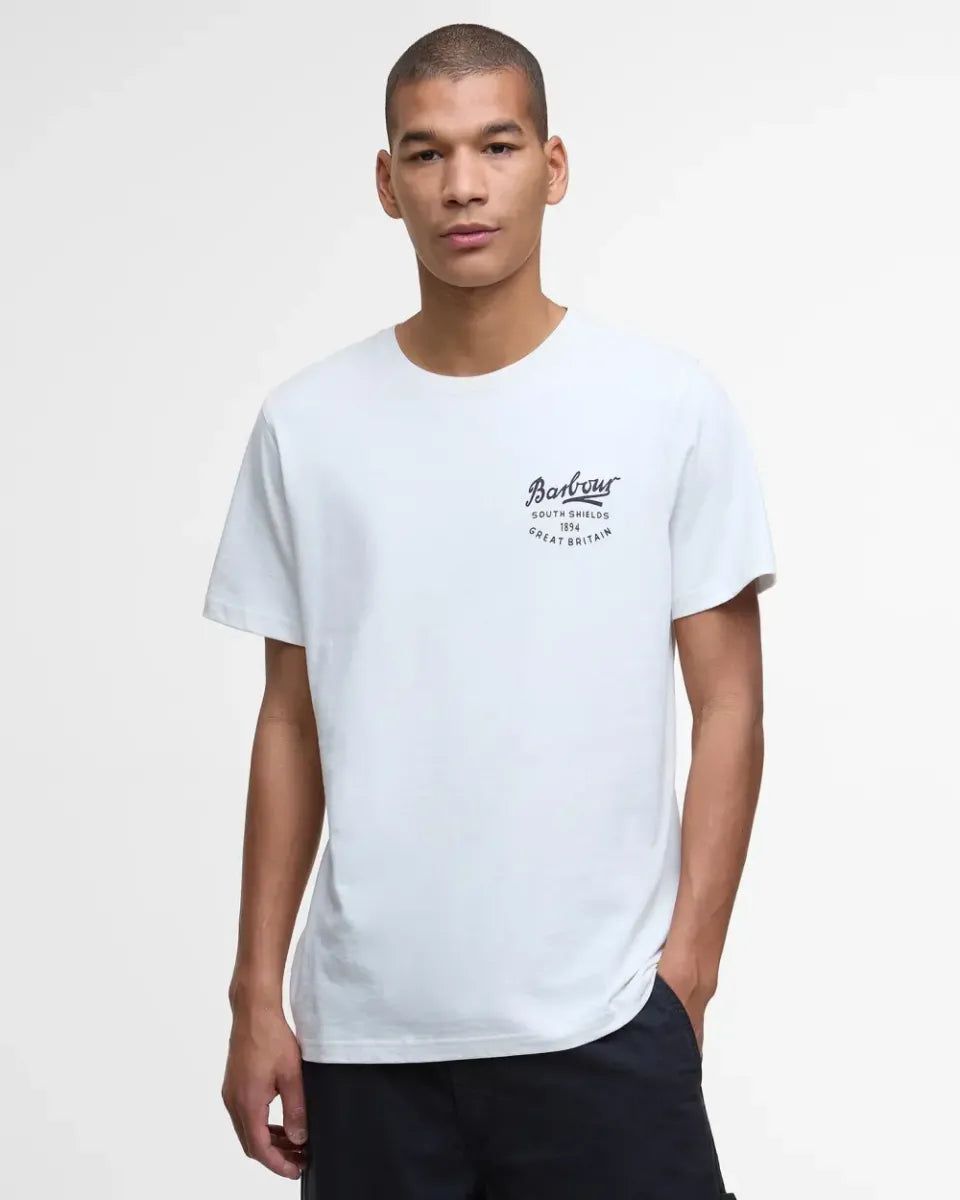 BARBOUR - MTS1347WH32 GRAPHIC T-SHIRT WHISPER WHITE