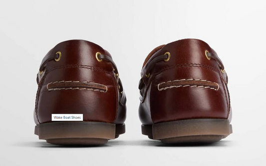 BARBOUR - MFO0684BR76 MAHOGANY WAKE BOAT SHOE