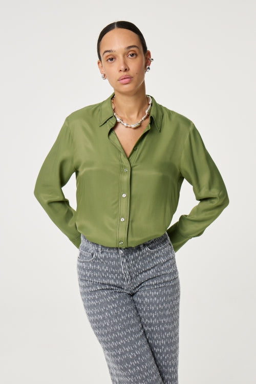 FABIENNE CHAPOT - STELLA BLOUSE MARTINE OLIVE