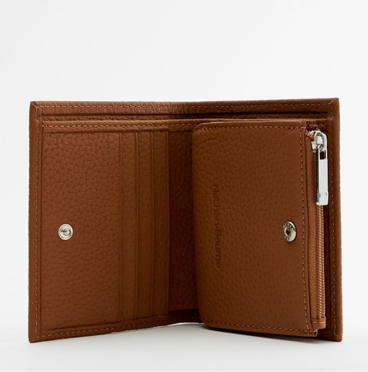 NATHAN BAUME 100101N BI FOLD WALLET COGNAC