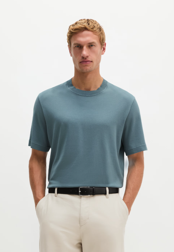 MARCO POLO - 5000011972 JERSEY TSHIRT BLACK PEPPER