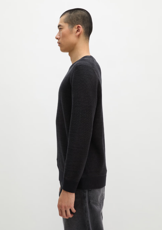 MARCO POLO - 5000012915 BLACK MULTI KNIT PULLOVER LONGSLEEVE