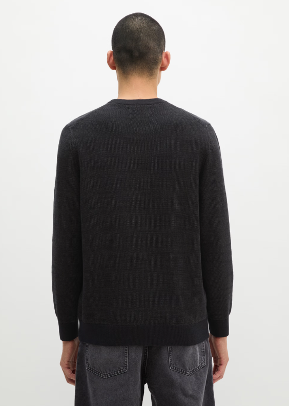 MARCO POLO - 5000012915 BLACK MULTI KNIT PULLOVER LONGSLEEVE