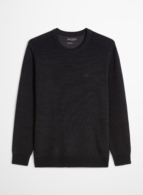 MARCO POLO - 5000012915 BLACK MULTI KNIT PULLOVER LONGSLEEVE