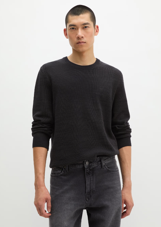 MARCO POLO - 5000012915 BLACK MULTI KNIT PULLOVER LONGSLEEVE