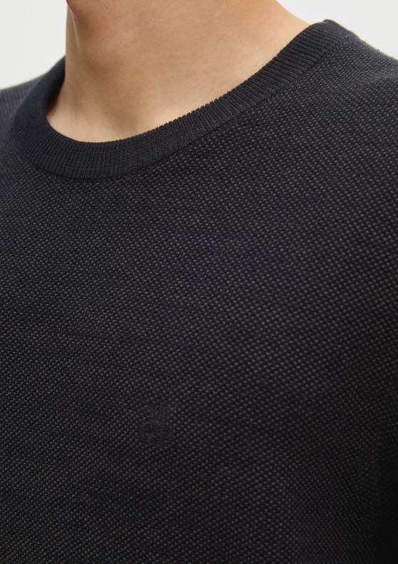 MARCO POLO - 5000012915 BLACK MULTI KNIT PULLOVER LONGSLEEVE