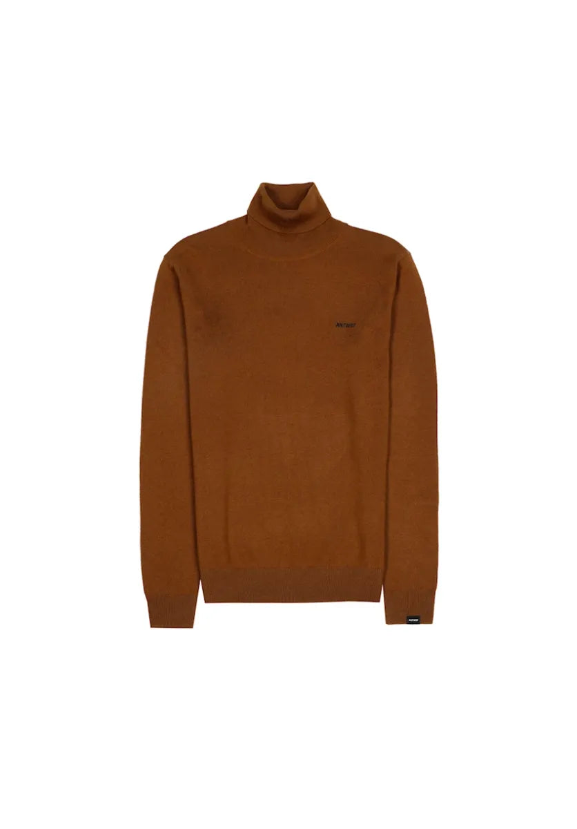 ANTWERP - BKW098T-L227 TURTLENECK KNIT CARAMEL