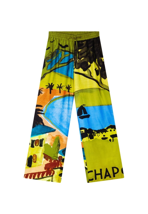 FABIENNE CHAPOT - BRENT TROUSERS YELLOW/BLUE