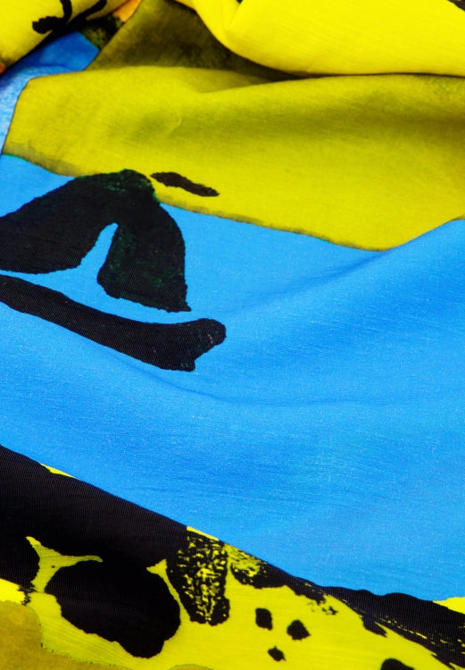 FABIENNE CHAPOT - BRENT TROUSERS YELLOW/BLUE