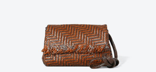 ALLAN K - CAROLINE ZIGZAG FINGERS CARAMEL
