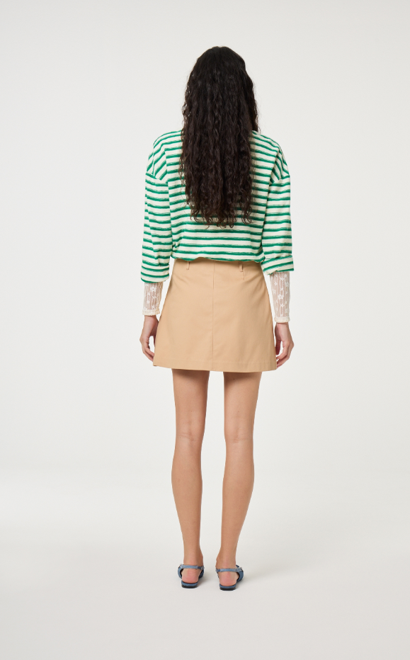FABIENNE CHAPOT - CELINA TOP COSY WHITE/GREEN
