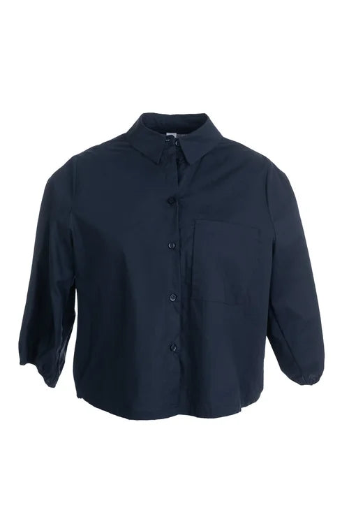 DAME BLANCHE - EFIUMI-G42 CACAO SHIRT BLUE