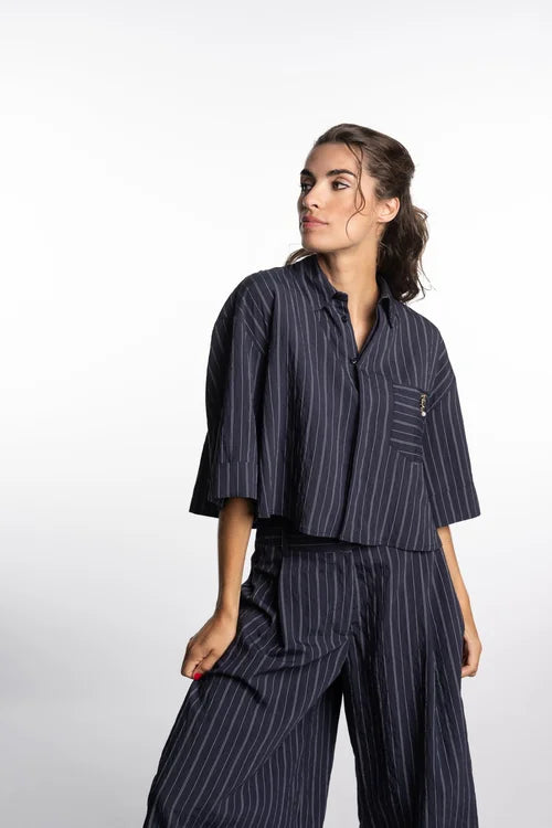 DAME BLANCHE - EMO-G27 MOKA JACKET BLUE