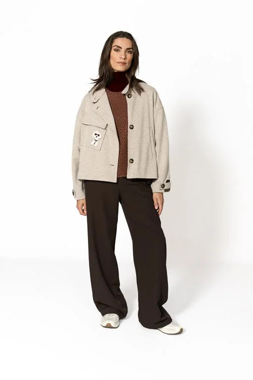 DAME BLANCHE - ESSENT-H46 CHEVRO JACKET