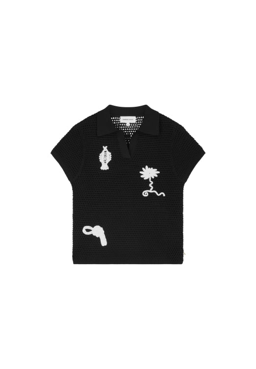 FABIENNE CHAPOT - FIN PULLOVER BLACK