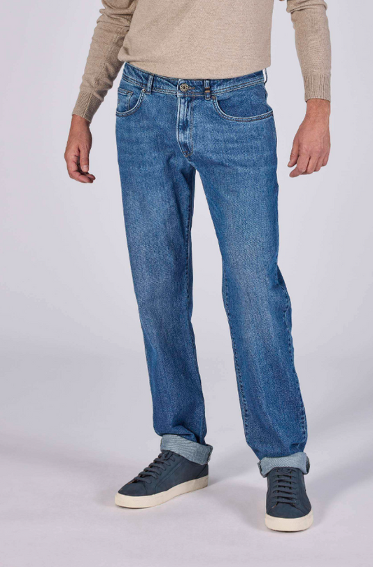 ZILTON - GEORGE 16 WASHED BLUE DENIM