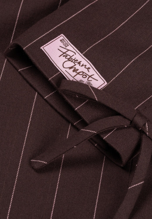 FABIENNE CHAPOT - HENRY BLAZER BROWN PIN STRIPE