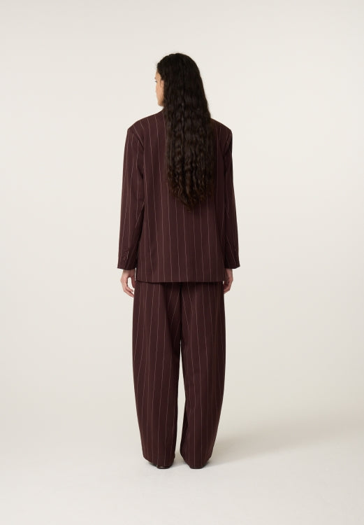 FABIENNE CHAPOT - HENRY BLAZER BROWN PIN STRIPE