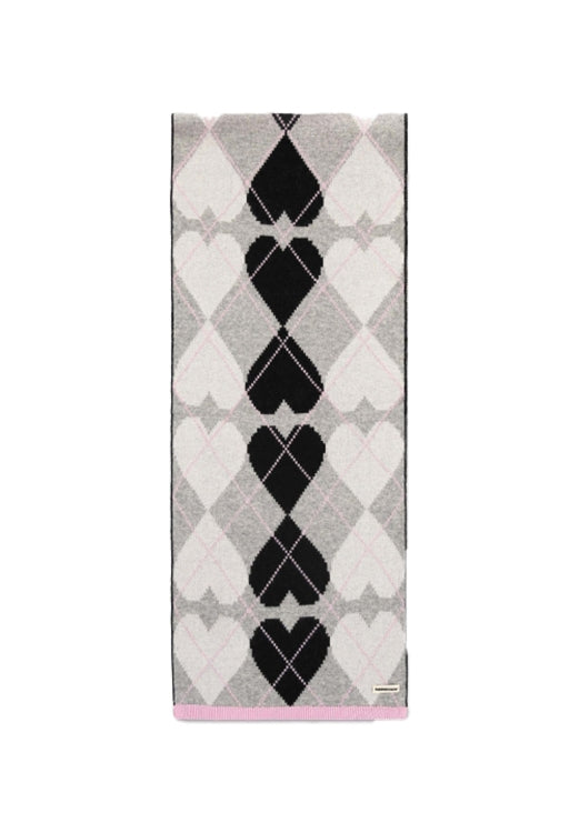 FABIENNE CHAPOT - JAMIE SCARF GREY/BLACK