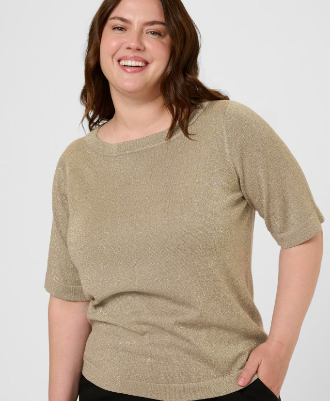 KAFFE CURVE - KCREGITTA PULLOVER MOREL