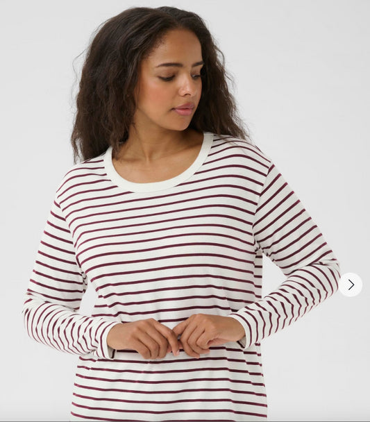 KAFFE CURVE -KCWINNI LS T-SHIRT