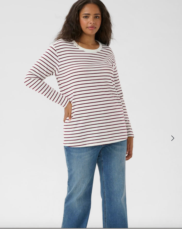 KAFFE CURVE -KCWINNI LS T-SHIRT