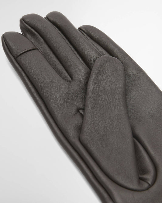 BARBOUR - LGL0162BR71 BROWN DUNSWELL PATCHWORK GLOVES