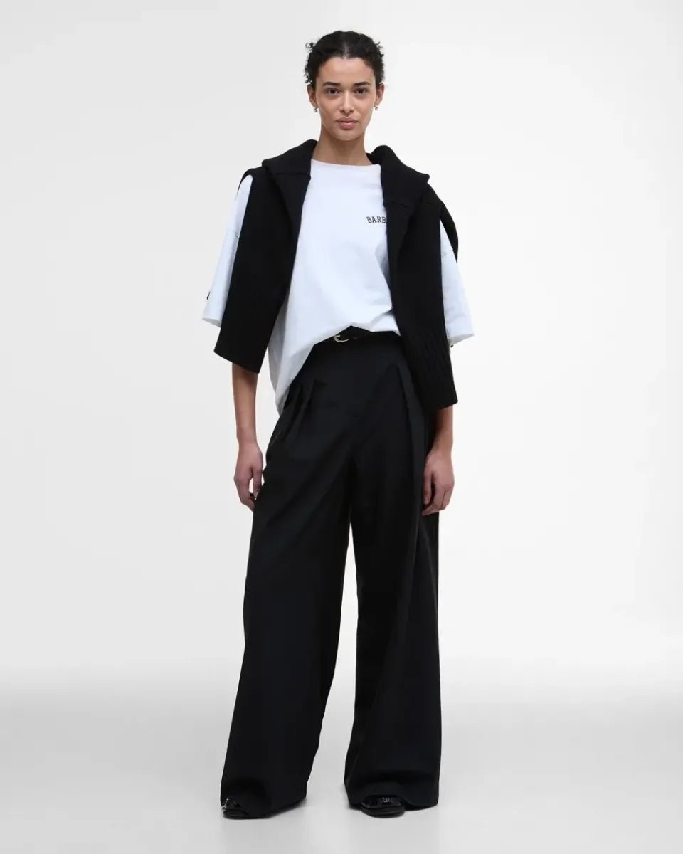 BARBOUR - LTS0687 CLAYDON T-SHIRT WHITE