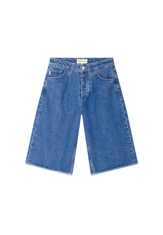 FABIENNE CHAPOT - LUCY WIDE JORTS FADED LIGHT BLUE