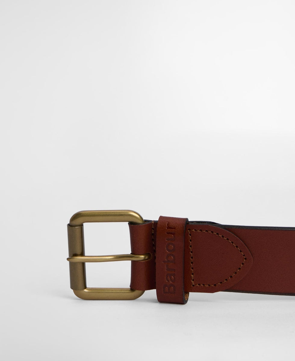 BARBOUR - MAC0111TN21 LEATHER BELT NATURAL TAN