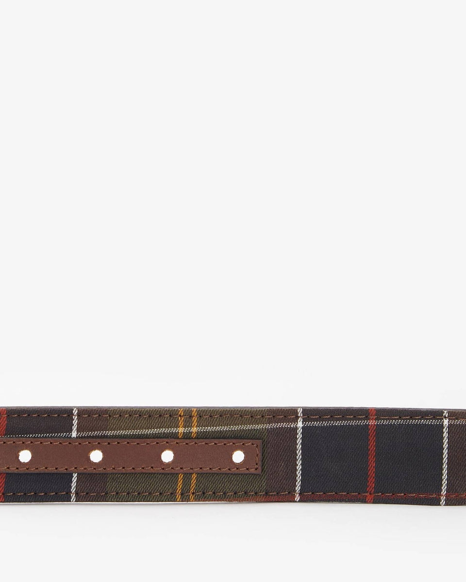 BARBOUR - MAC0364TN11 CLASSIC/TARTAN/BROWN REVERSIBLE TARTAN LEATHER BELT