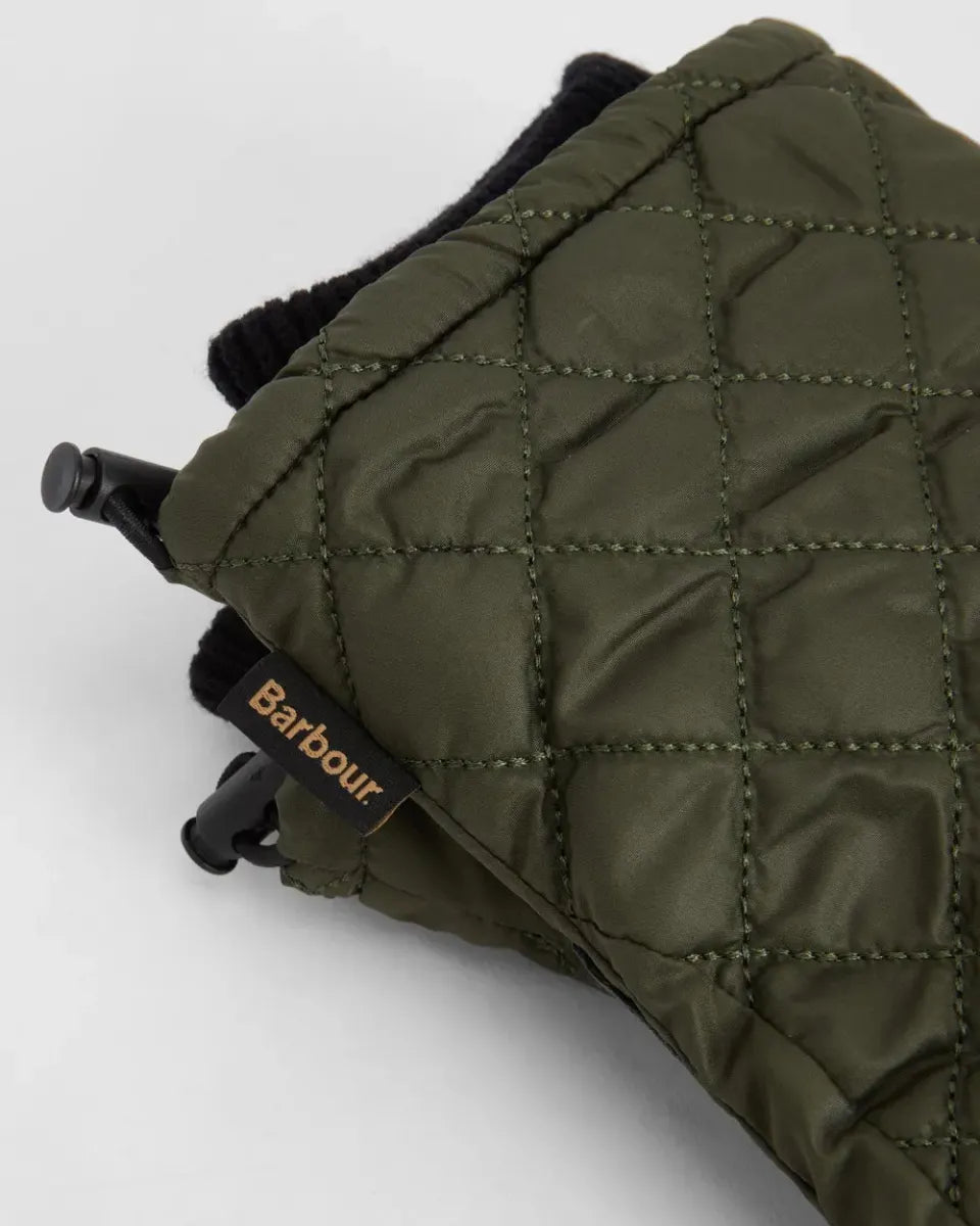 BARBOUR - MGL0141OL71 HARKER WATERPROOF GLOVES FOREST