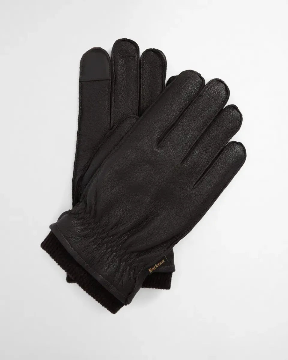 BARBOUR - MGL0145BR91 HIGHFIELD GLOVE DARK BROWN