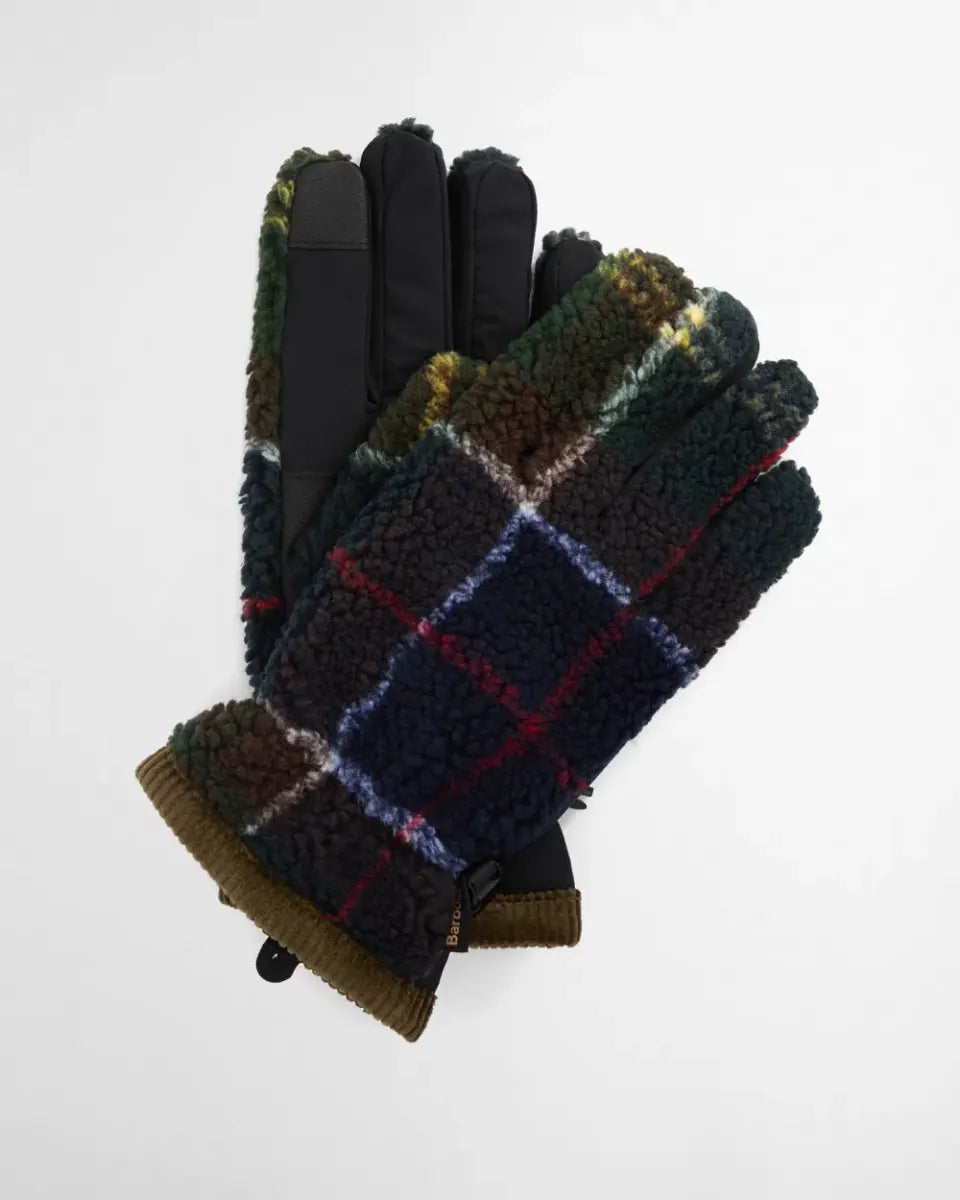 BARBOUR - MGL0147TN11 FIELD TARTAN FLEECE GLOVES