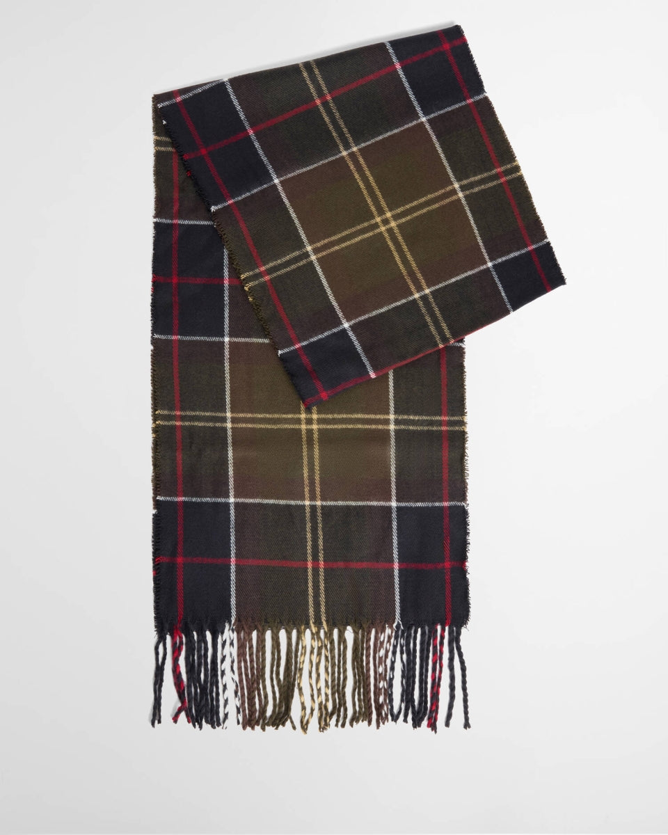 BARBOUR - MGS0079TN11 CLASSIC TARTAN SWINTON BEANIE & GALINGALE SCARF GIFT SET