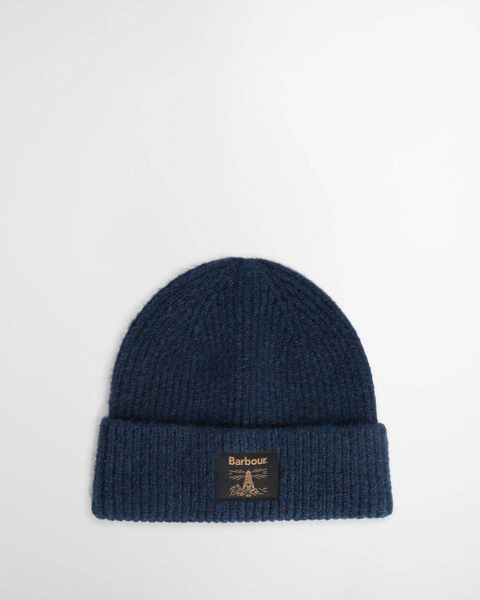 BARBOUR - MGS0095NY91 NAVY/GREY WESTERDALE BEANIE & SCARF GIFT SET