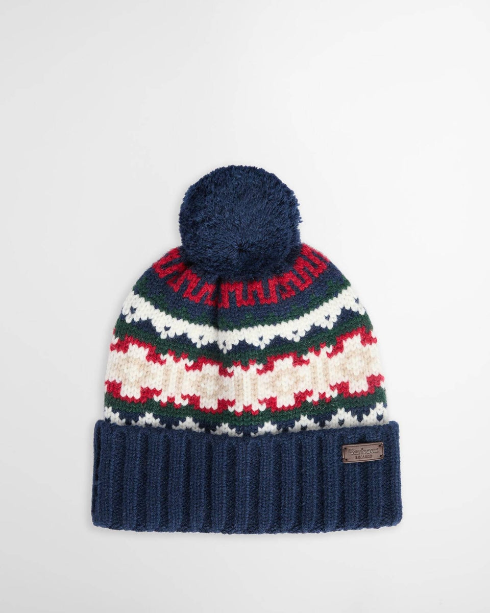 BARBOUR - MGS0108TN98 EVERGREEN KANE KNITTED BEANIE & SCARF SET