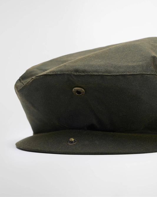 BARBOUR - MHA0003OL71 OLIVE WAX FLAT CAP