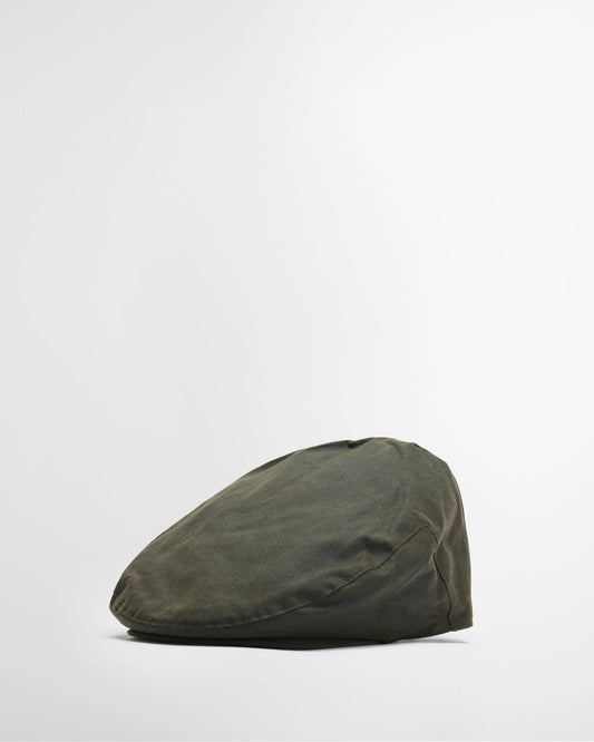 BARBOUR - MHA0003OL71 OLIVE WAX FLAT CAP