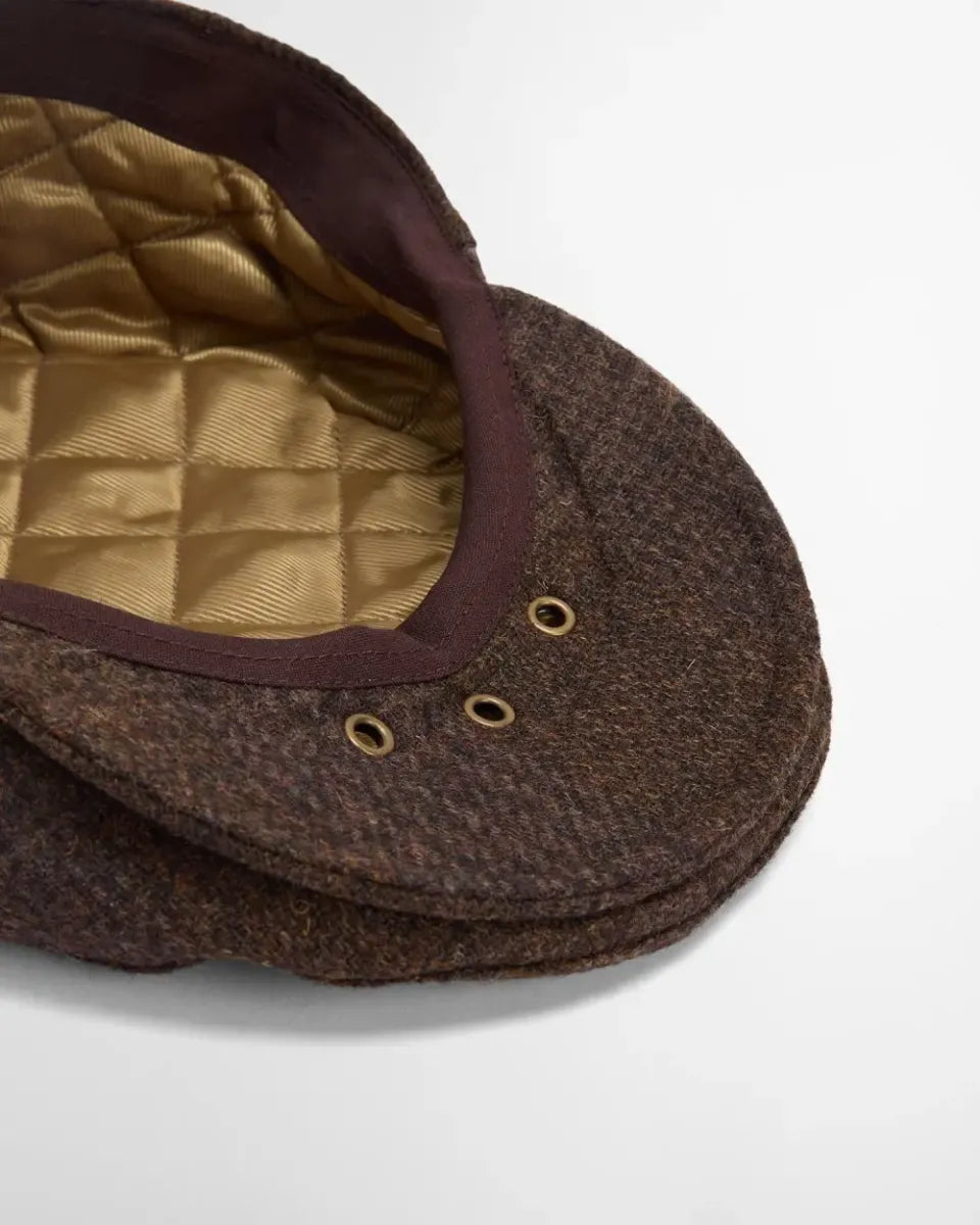 BARBOUR - MHA0858BR91 DEVERON TWEED FLAT CAP