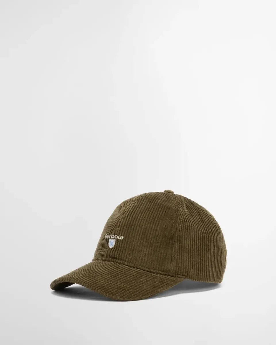 BARBOUR - MHA0911OL51 PRESTON CORD CAP OLIVE