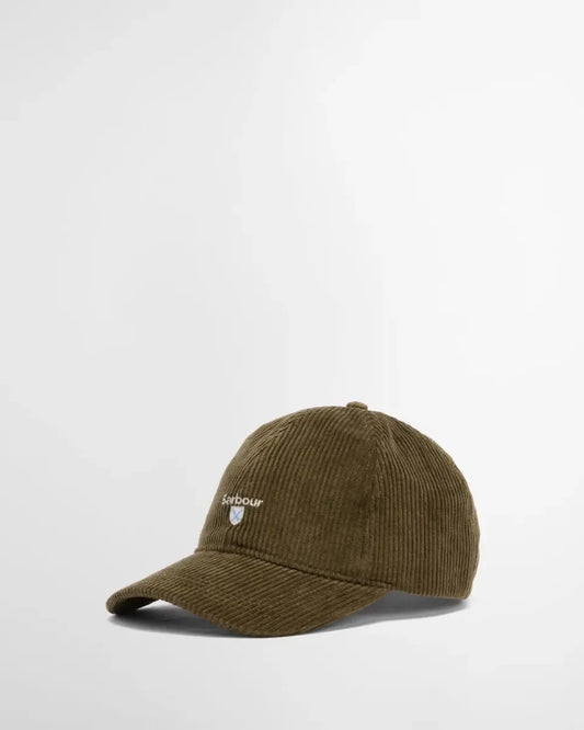 BARBOUR - MHA0911OL51 PRESTON CORD CAP OLIVE